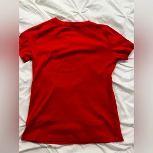 Red Short Sleeve Top thumbnail 2