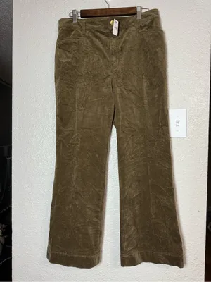 NWT talbots corduroy pants size 12 petite brown thumbnail 2