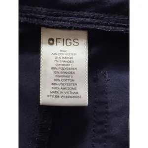 Figs Jogger Women Zamora Navy Blue Taper Technical Scrub Size Xsmall Tall thumbnail 4