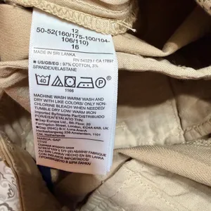 Gap Everyday Straight Khaki Pants Tan Beige Mid Rise Stretch Size 12 815869-05 thumbnail 7