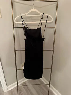 Zara Black Mini Dress thumbnail 2