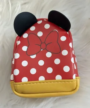 Disney Minnie Mouse Bow Miniature Backpack Keychain Clip thumbnail 1