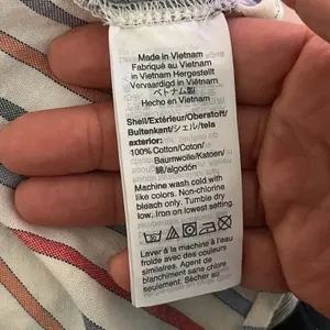 Madewell Women's Park Popover Shirt Rainbow Stripe Palo Multi Antique Cream XS thumbnail 5