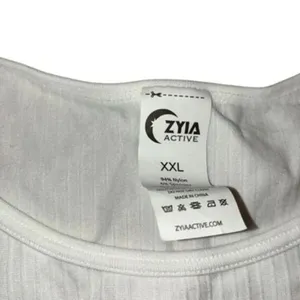 Zyia Active white parallel tank XXL NEW #746 thumbnail 2