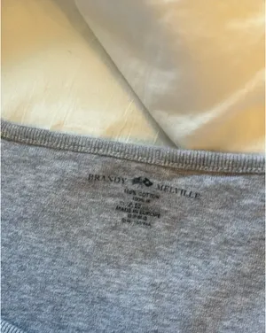 brandy melville grey top thumbnail 2