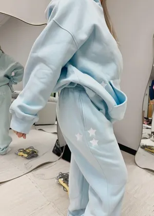 Sunkissed Coconut Powder Blue Sweatpants thumbnail 1