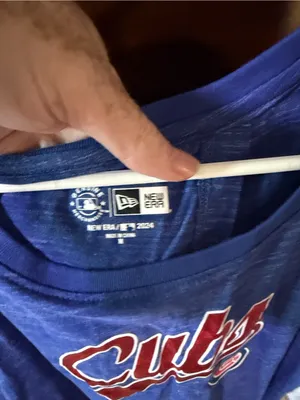 Chicago Cubs New Era Women's Space-Dye Active Tank Top- Royal thumbnail 5
