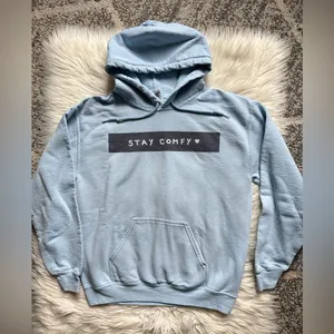 Unisex graphic pullover hoodie Blue thumbnail 1