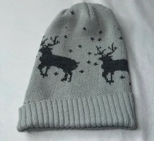 Knitted beanie Gray thumbnail 1
