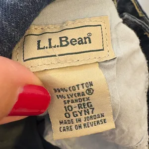 L.L. Bean‎ Favorite Jean Straight Leg Medium Wash Blue Denim Size 10 thumbnail 6