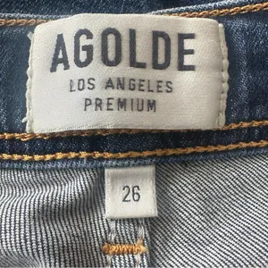 Agolde Roxanne Super High Rise Skinny Jeans Women’s 26 High Waisted Blue thumbnail 10