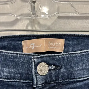 7 For All Mankind Kick‎ Flare Jeans Womens 32 Ripped Knee Bootcut Denim thumbnail 4