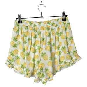 Aeropostale Bethany Mota‎ Pineapple Print Ruffle Soft Shorts S thumbnail 3