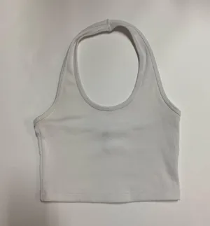 Divided H&M White Halter Top thumbnail 2