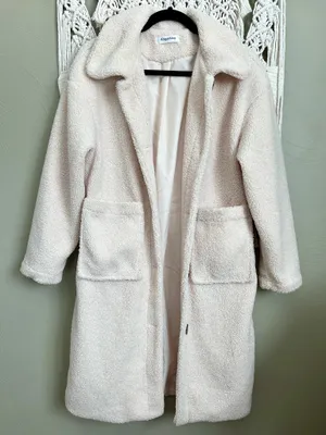 Angashion Cream Teddy Coat thumbnail 2