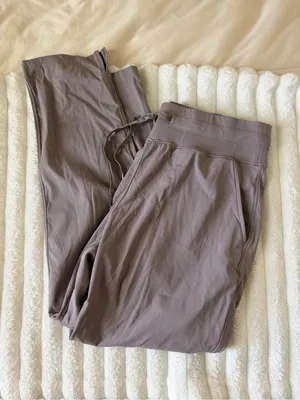 Amazon Women’s Taupe Jogger Pants - Casual Drawstring Waist thumbnail 1