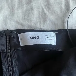 Mango Black Satin Midi Skirt thumbnail 2