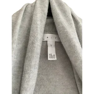 Leith Light Grey Long Length Open Cardigan Size Small thumbnail 4