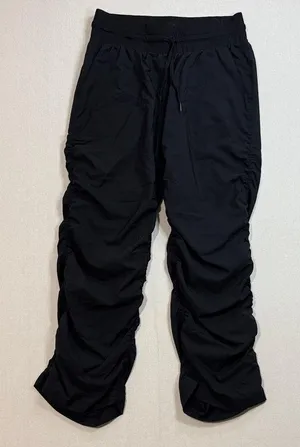 Marika Black Ruched Joggers Size L thumbnail 1