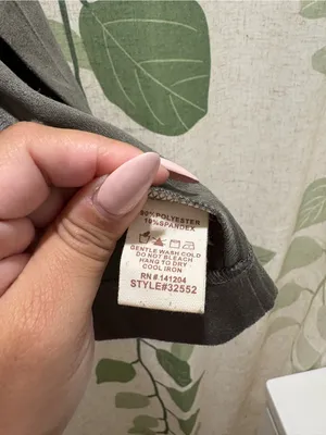 Hem & Thread Olive Wrap-Front Pencil Skirt thumbnail 3