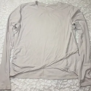 lululemon athletica Cream Long Sleeve Top thumbnail 1