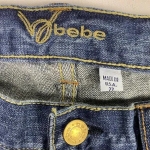 Bebe Women's Denim Jeans 27x31 Beaded Medium Sequin Bejeweled Bootcut Rhinestone thumbnail 11