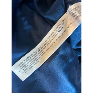 ZARA Satin Mini Slip Dress GORGEOUS COLOR Chain Straps Midnight Blue Size XS thumbnail 6