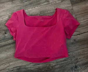 OFFLINE by Aerie Cropped Short Sleeve thumbnail 1