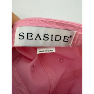 Seaside Blossom Unisex Hat Baseball Cap Women OS Pink Embroidered Logo Hat thumbnail 3