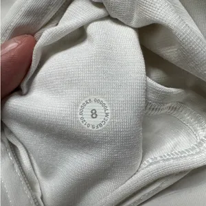 Lululemon White Hooded Full Zip Athletic Jacket Size 8 Dash into Dusk thumbnail 10