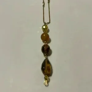 WHITE HOUSE BLACK MARKET brown beaded drop‎ necklace thumbnail 3