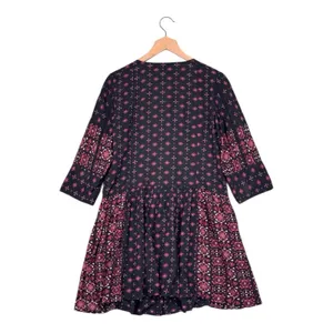 Anthropologie‎ Dress Small Womens Vanessa Virginia Embroidered Button Front Mini thumbnail 3