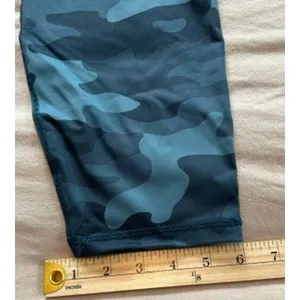 Fabletics PowerHold High Waisted Camo Leggings Blue Grey 1X NEW thumbnail 5