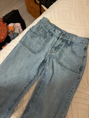 Flare Button Pocket Jeans thumbnail 7