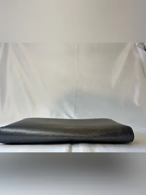 COACH Black Textured Leather Zip Wallet thumbnail 5