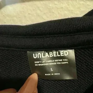 Unlabeled Skull‎ Drip Graphic Chunky Hoodie in Black Size L thumbnail 3