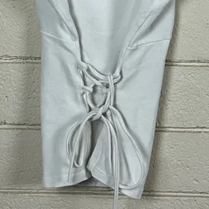 Brandy Melville John Galt White Lace Up Back Tank one size thumbnail 9