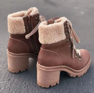 Soda Coganic Sherpa lug Sole Bootie thumbnail 4