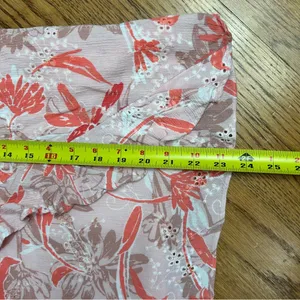 Miss Me | Tropical Floral Ruffled Racerback Tank Top Size M thumbnail 15