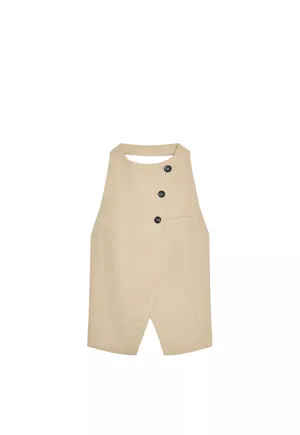 Zara Open Back Halter Top thumbnail 3