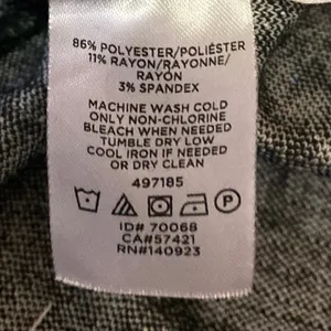 Ann Taylor LOFT Gray Short Sleeve Crew Neck Ruffle Mini Shift Dress Size XS thumbnail 4