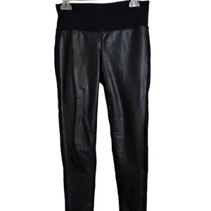 Athleta‎ High Rise Gleam Faux Leather Front Tights Sz S thumbnail 4