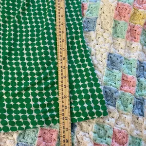 Banana Republic Vintage Y2K Green Polka Dot Asymmetric Top Women Size Small One thumbnail 6