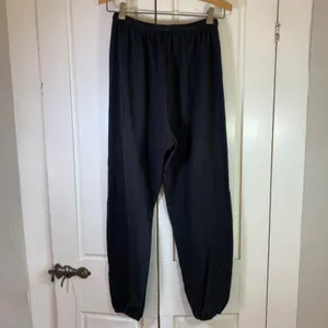 OFFLINE by Aerie Black High Waisted Jogger‎ Sweatpants XS Relaxed Fleece Lined thumbnail 2