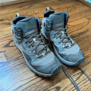 KEEN Women's Gray and Blue Water Resistant Hiking Boots thumbnail 1
