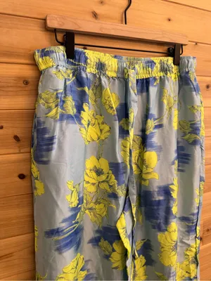 Lyrebird Anthropologist Large Viscose Satin High Rise Wide Leg Pajama Pants thumbnail 3