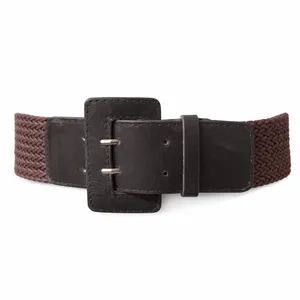 Vegan Leather Waist Belt Brown thumbnail 2