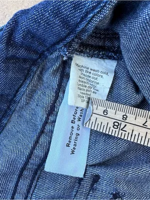 J. Crew Women's City Fit Wide-Leg Jeans in Deep Indigo Blue Cotton Size 4 thumbnail 9