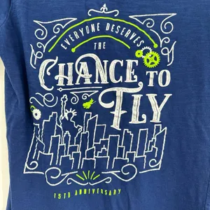 Wicked size small‎ graphic t-shirt blue white green 15th anniversary 100% cotton thumbnail 3