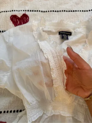 Free People Y2K SHEER White Mini Dress thumbnail 3